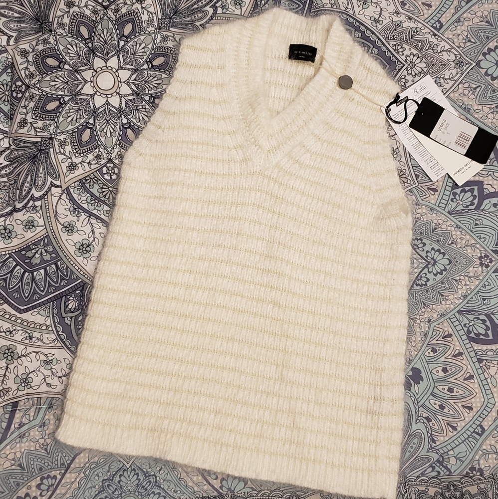 BNWT Designer Sleeveless Sweater